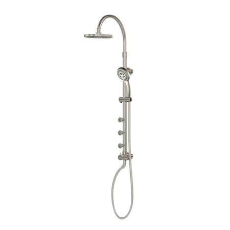 Chesterfield Riviera Shower System, Brushed-Nickel CH2461193